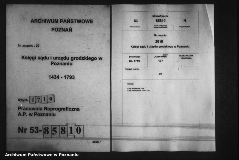 Obraz 1 z jednostki "Decreta officii [protocollon]"