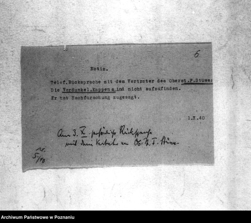 Obraz 10 z jednostki "Korespondencja w sprawie przewożenia zwłok Niemców, którzy zginęli w 1939 roku oraz w sprawie samochodu i w sprawie wynagrodzenia szoferów za pracę"
