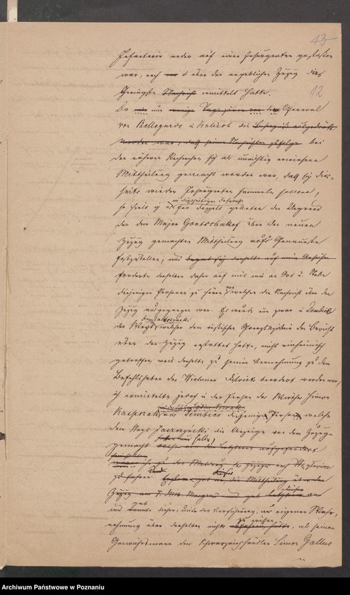 Obraz 20 z jednostki "Acta generalia des Oberpäsidialkommissars Landrat von Madai zu Kosten betreffend die Verfolgung der polnisch-revolutionären Umtriebe im Kreise Schildberg /Ostrzeszów/."