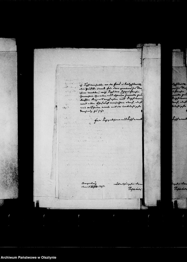 image.from.unit.number "/Geschäftsbriefe an den Kammerherrn Oberlandhofmeister Ahasver Heinrich Gf. Lehndorff/"