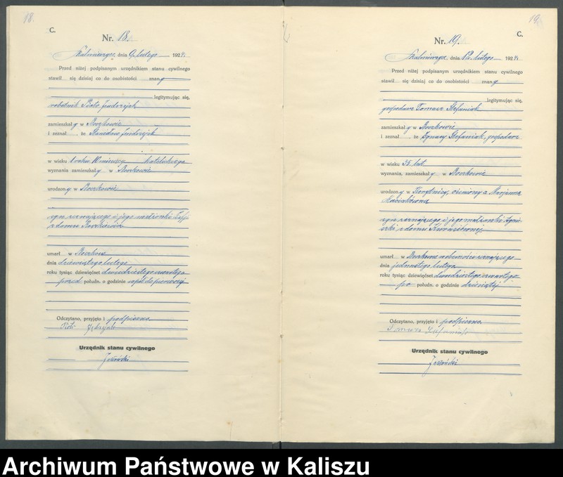 Obraz 14 z jednostki "[Księga zgonów]"