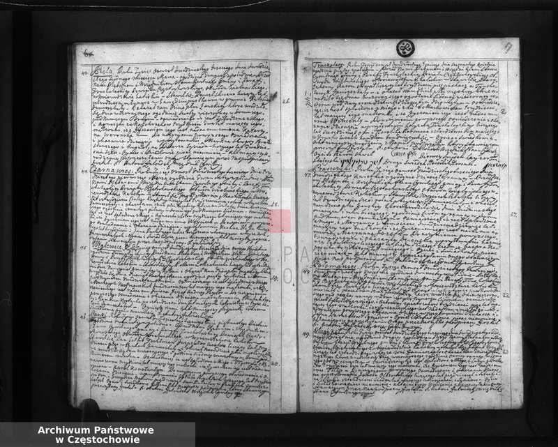 image.from.unit.number "Księga akt stanu cywilnego urodzenia, ślubów i zejścia Parafii Truskolasy, w powiecie częstochowskim, województwie kaliskim z roku 1823"