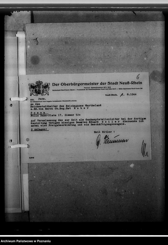 Obraz 10 z jednostki "Verwaltungsinspektor Eduard Seiler"