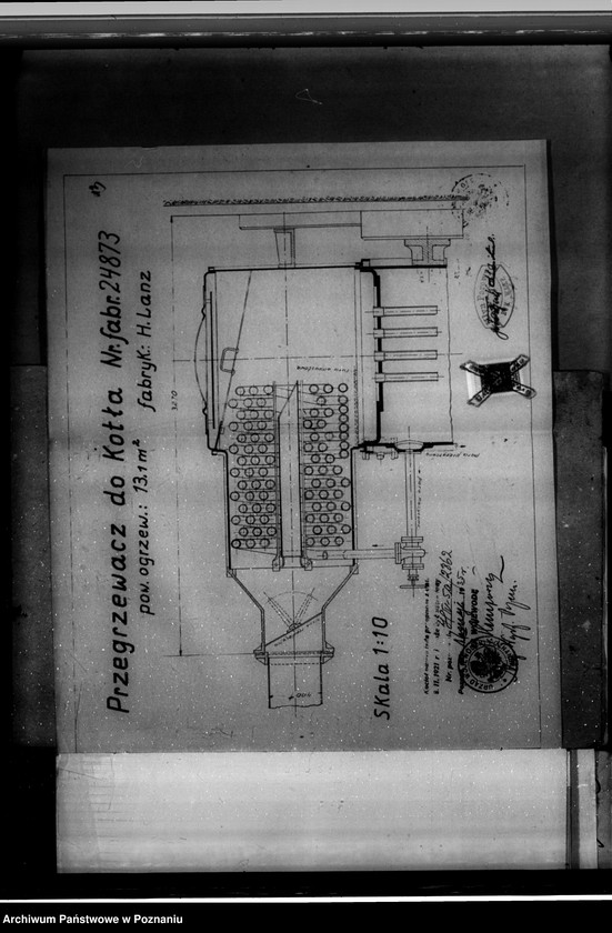 Obraz 17 z jednostki "Młyn parowy Leona Siudziaka i Ciastowskiego w Buku, pow. nowotomyski nr woj. kotła 2862"