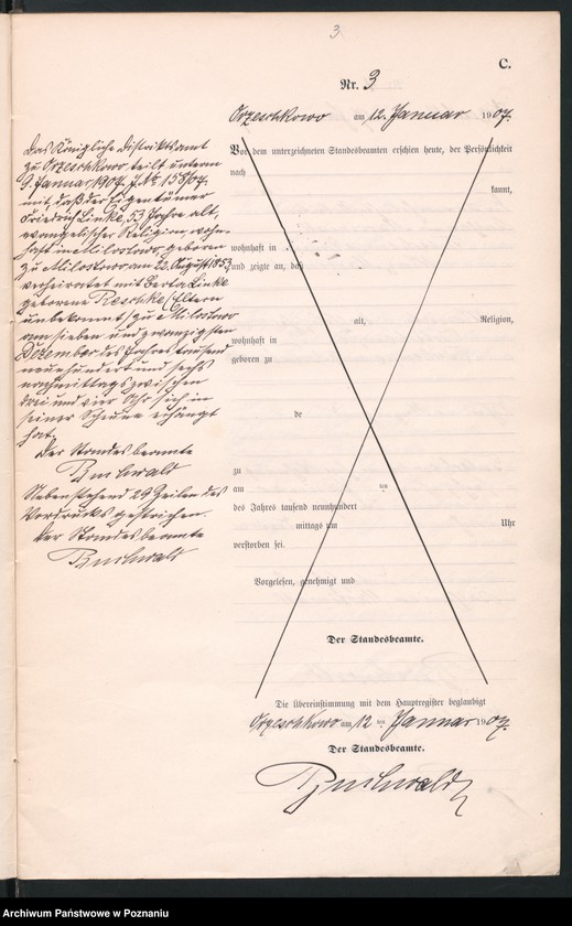 Obraz 6 z jednostki "Sterbe-Neben-Register"