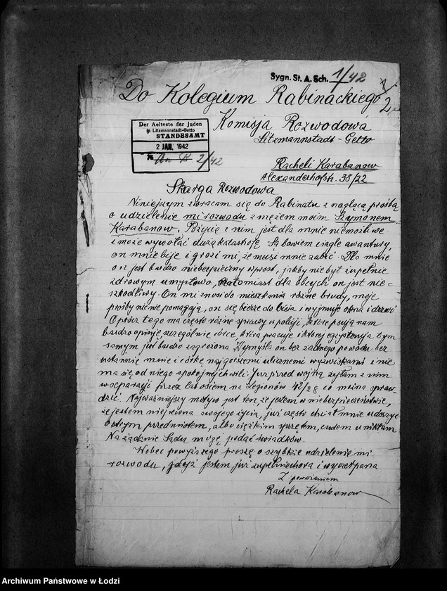 Obraz 5 z jednostki "[Sprawy rozwodowe]"