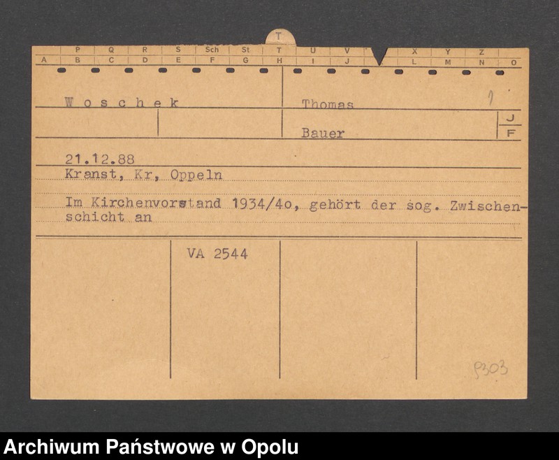 Obraz 3 z jednostki "[Woschek Thomas, ur. 21.12.1888, zam. Kranst]"