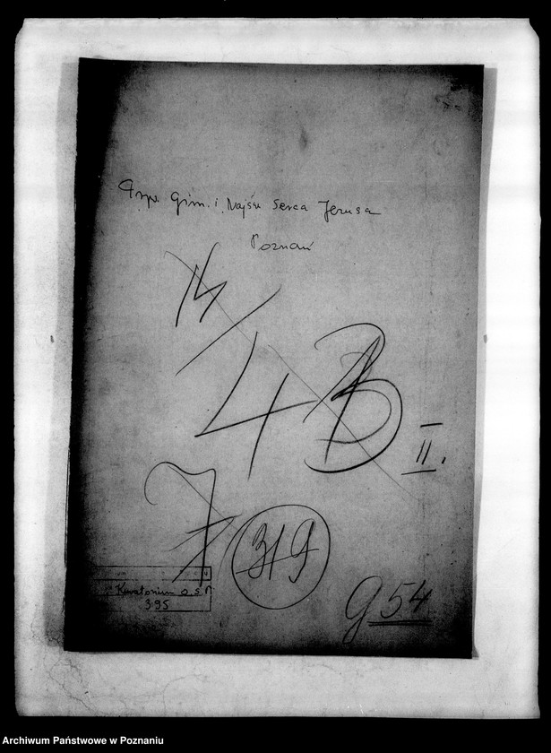 Obraz 4 z jednostki "Prywatne Gimnazjum Żeńskie Najświętszego Serca Jezusa Poznań"