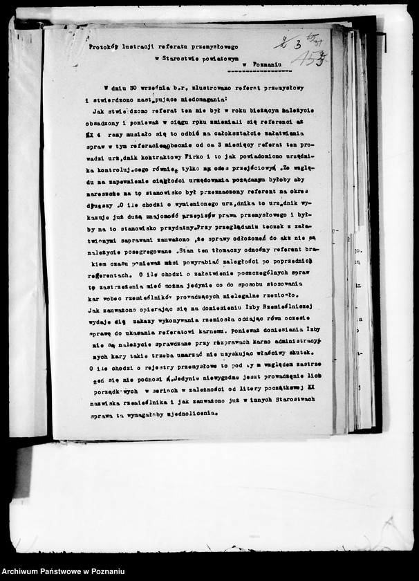 Obraz 7 z jednostki "Konferencje naczelników wydziałów protokoły zebrań periodycznych naczelników władz i urzędów niezespolonych/"