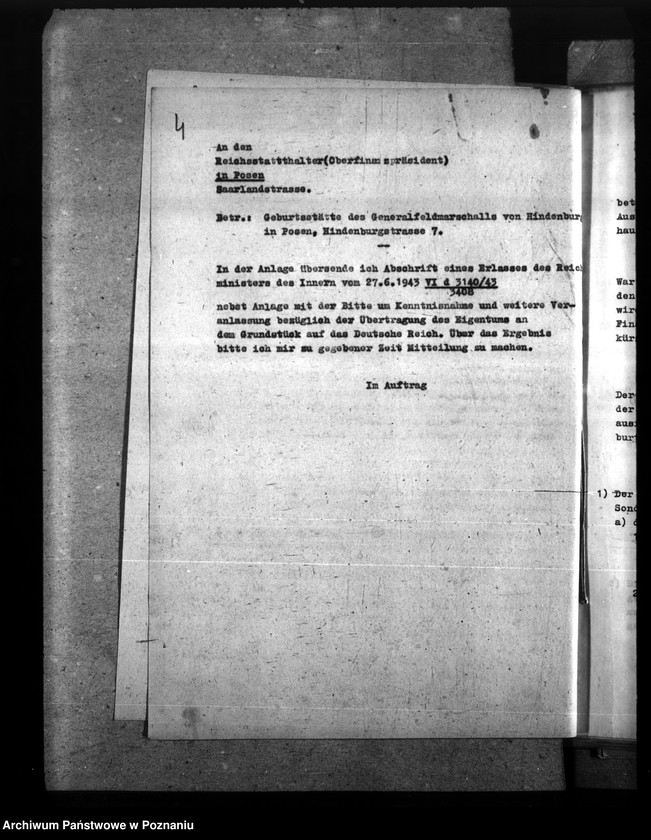 Obraz 8 z jednostki "Hindenbugr - Geburtshaus in Posen"