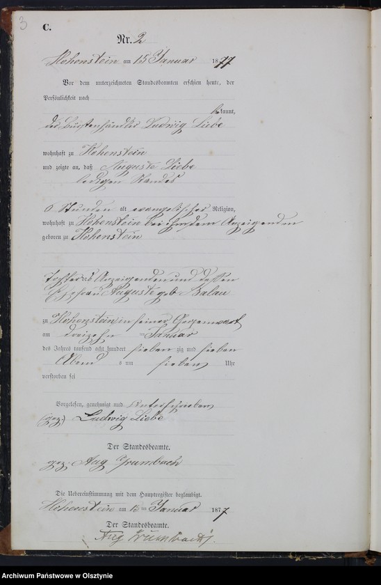 image.from.unit.number "Sterbe-Neben-Register Nr 1 - 61"