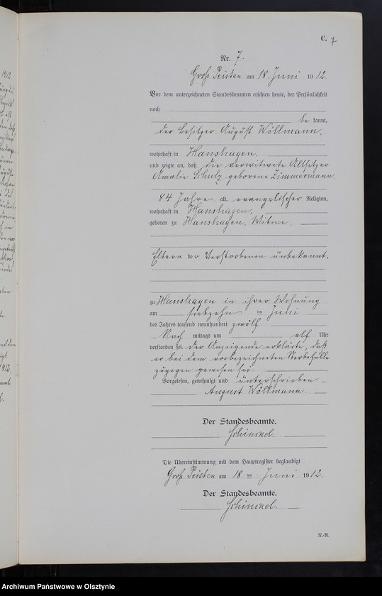 image.from.unit.number "Sterbe-Neben-Register Nr 1 - 14 [ Księga zgonów - wtóropis ]"