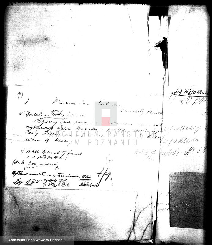 Obraz 14 z jednostki "Czynsze dzierżawne majątku państwowego Szamotuły-Zamek"