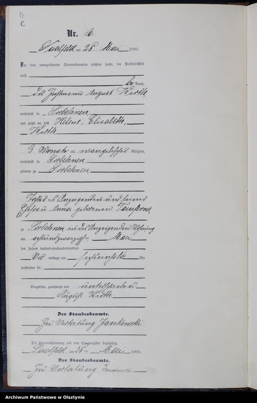 image.from.unit.number "Sterbe-Neben-Register Nr 1 - 32"