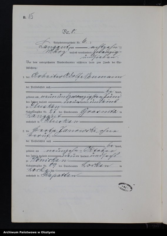 image.from.unit.number "Heirats-Neben-Register Nr 1 - 21"