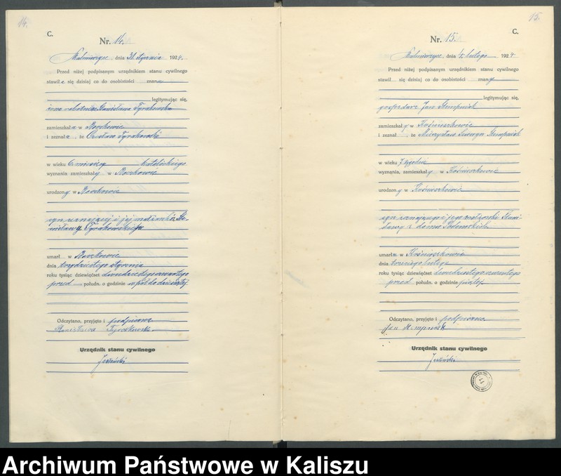 Obraz 12 z jednostki "[Księga zgonów]"