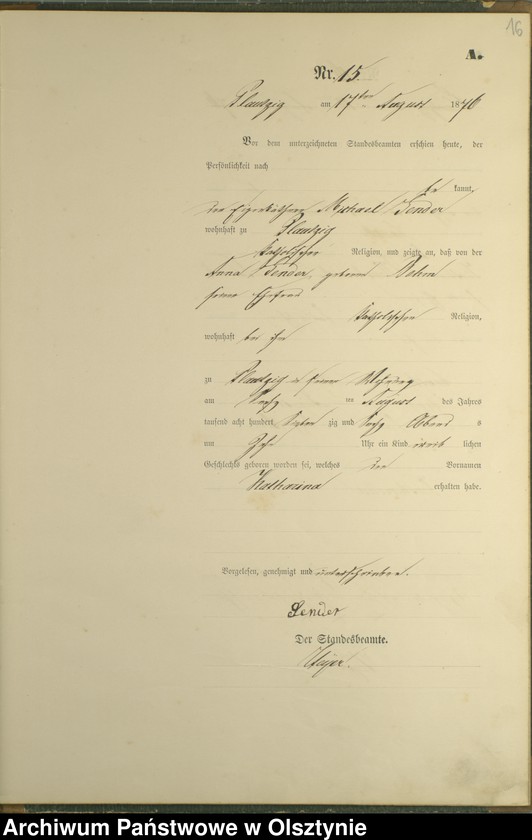 image.from.unit.number "Geburts-Haupt-Register Nr 1 - 21"