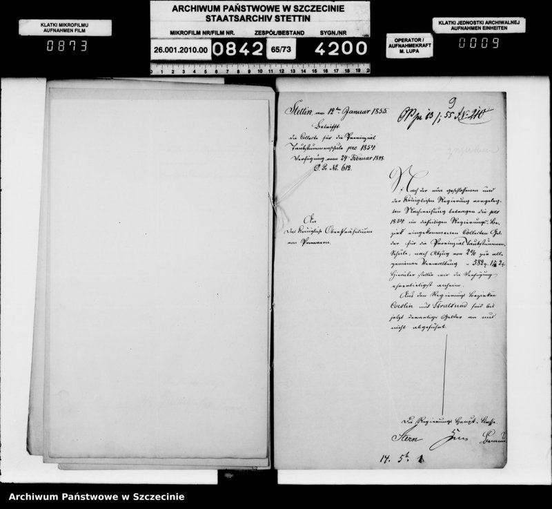 image.from.unit.number "Unterbringung von Taubstummen und deshalb getroffene Verwaltungen und gesammelten Gelder und wegen Errichtung eines Taubstummen-Lehr-Instituts für Pommern, vol. V"