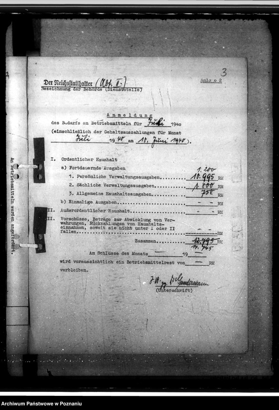 Obraz 7 z jednostki "Bedarf an Betriebsmitteln"