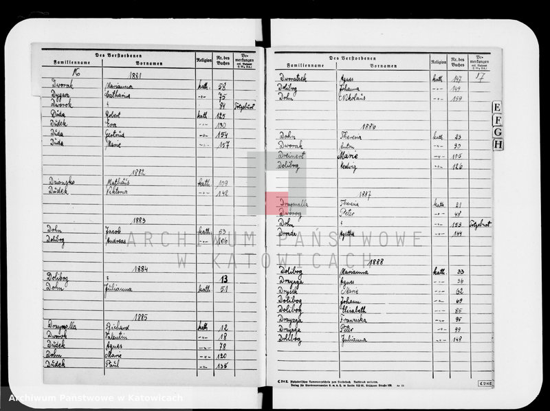 image.from.unit.number "Skorowidz do ksiąg zgonów za lata 1874-1890"