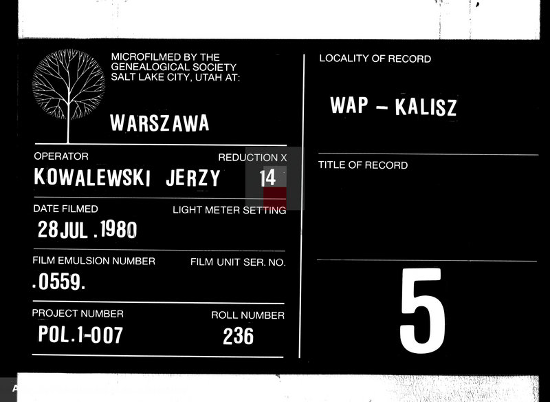 Obraz 1 z jednostki "[Księga zgonów]"