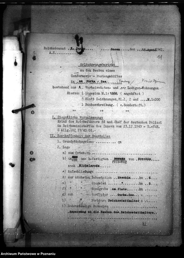 Obraz 15 z jednostki "Gendarmerie - Posen - Gehöfte"