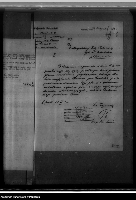 Obraz 12 z jednostki "Majętność leśna Zborowo powiat poznański"