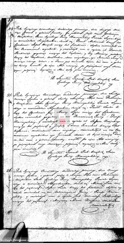 image.from.unit.number "Akta Zeszłych Gminy Krasnopolskiey R-ku 1821. Powiat Seyneński Województwa Augstowskiego."