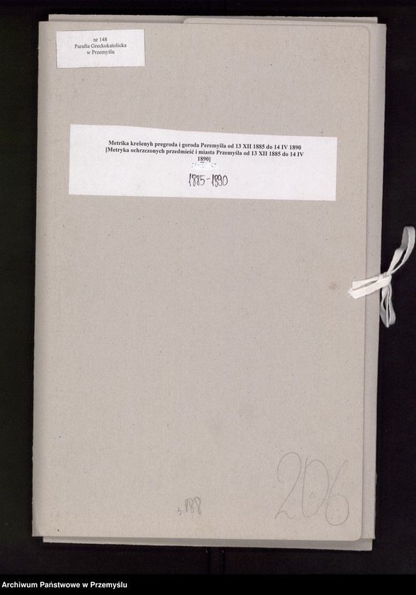 image.from.unit.number "Metrika kreŝenyh pregroda i goroda Peremyšla od 13 XII 1885 do 14 IV 1890 [Metryka ochrzczonych przedmieść i miasta Przemyśla od 13 XII 1885 do 14 IV 1890]"