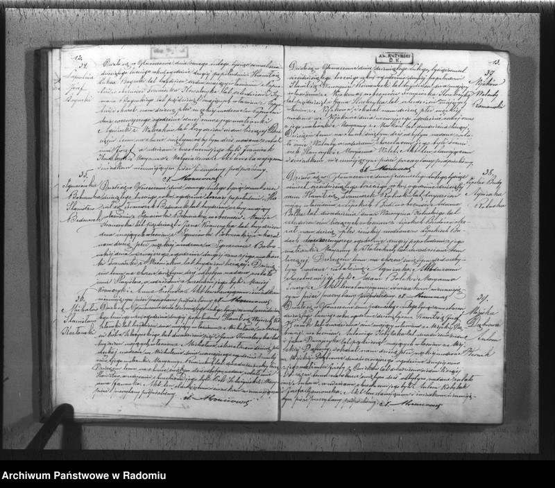 image.from.unit.number "[Duplikat akt urodzeń, małżeństw i zgonów parafii rzym.-kat. Głowaczów 1863 r.]"