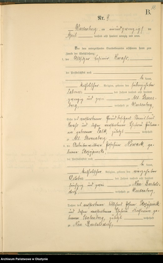 image.from.unit.number "Heiraths-Haupt-Register Nr 1 - 31"