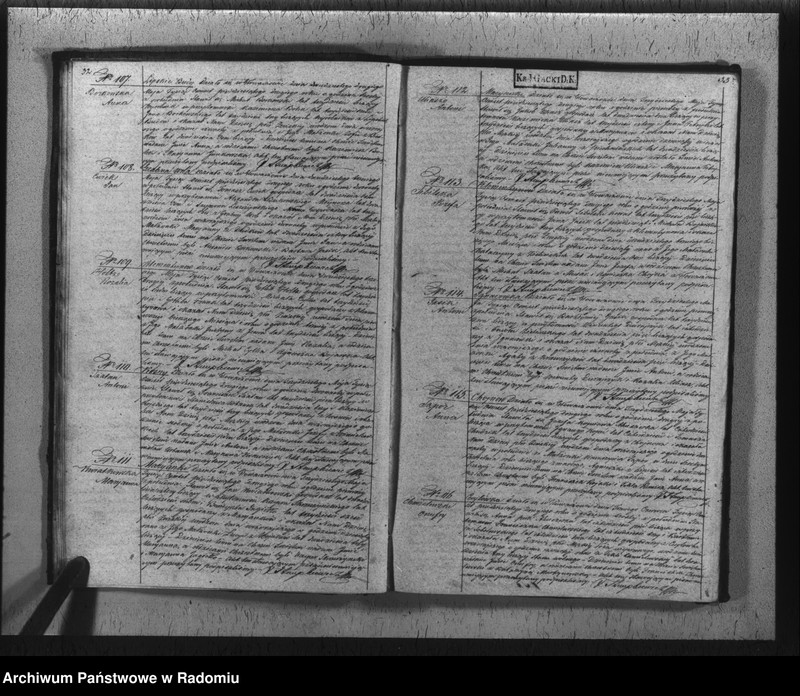 image.from.unit.number "Duplikat akt urodzonych, zaślubionych i zmarłych z parafii Głowaczów w roku 1852"