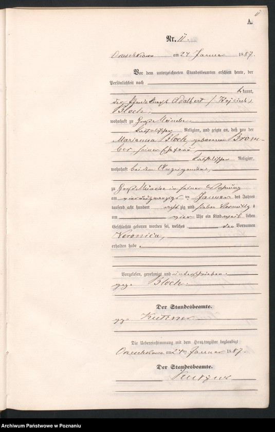 Obraz 14 z jednostki "Księga urodzeń"