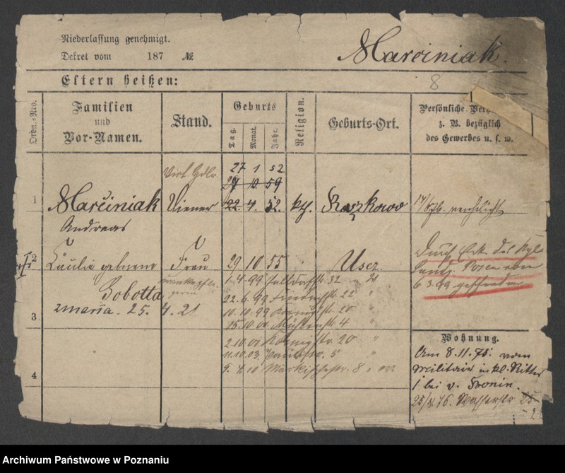 Obraz 10 z jednostki "Marciniak (żonaci i wdowy)"