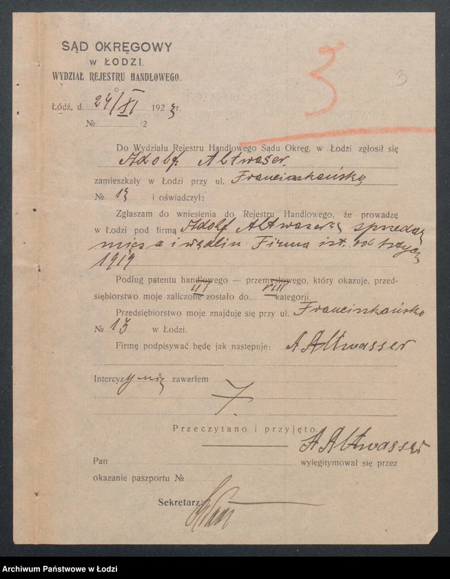 Obraz 5 z jednostki "Adolf Altwasser- sprzedaż mięsa i wędlin"