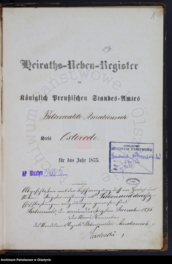 image.from.unit.number "Heiraths-Neben-Register Nr 1 - 37"