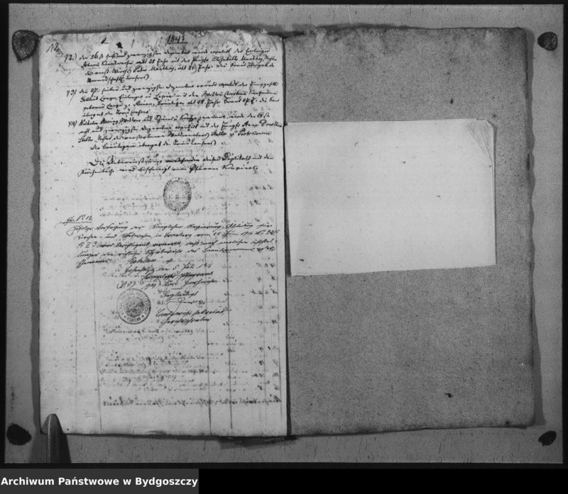 image.from.unit.number "Duplikat der Treuregister der evangelischen Kirche zu Inowrazlaw Jahr 1845"