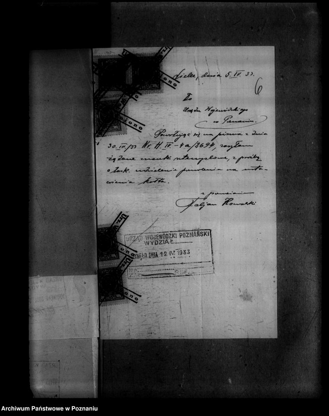image.from.unit.number "Cegielnia F. Kowalskiego w Sielcu powiat rawicki nr woj. kotła 796"