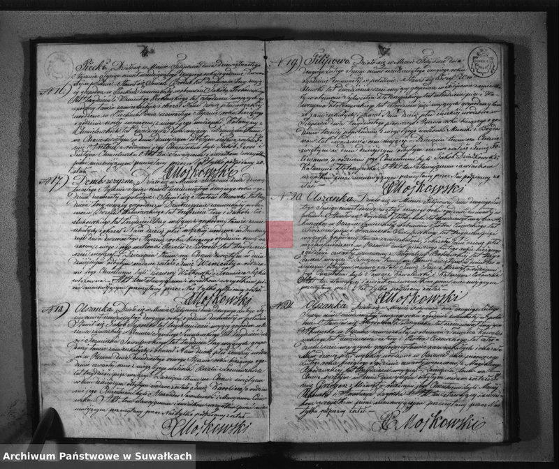 image.from.unit.number "Akta Duplikat zwana Urodzonych, Zaślubionych i Zmarłych Parafii Filipowskiej na rok 1862"