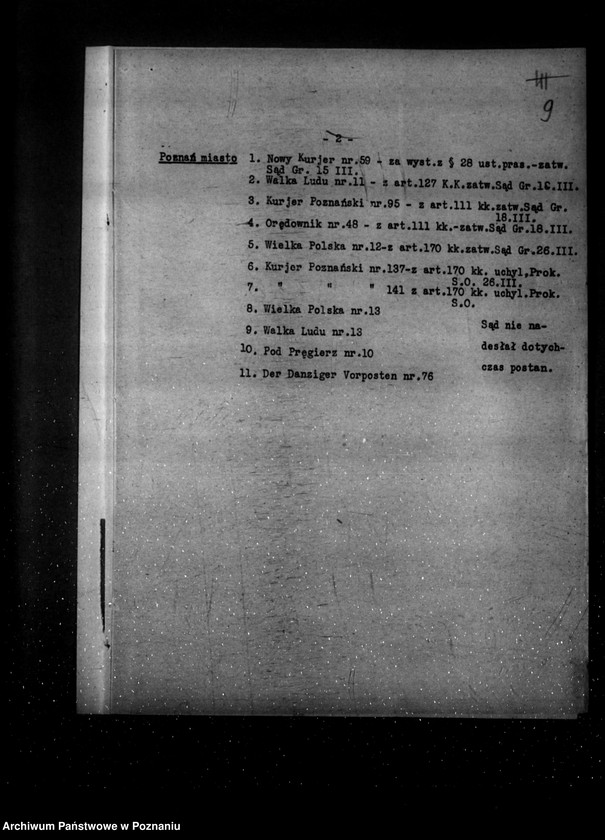 Obraz 13 z jednostki "Sprawozdania prasowe za czas od stycznia do grudnia 1935 r."