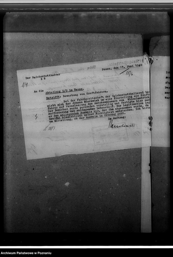 Obraz 19 z jednostki "Bewerbungen um Anstellung im öffentlichen Dienst"