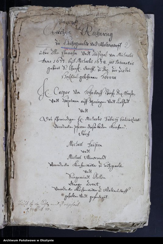 image.from.unit.number "Kirchen Rechnung des Kirchspiels Herzogswalde /1667-1669, 1681, 1708, 1709, 1712, 1715, 1717-1720./"