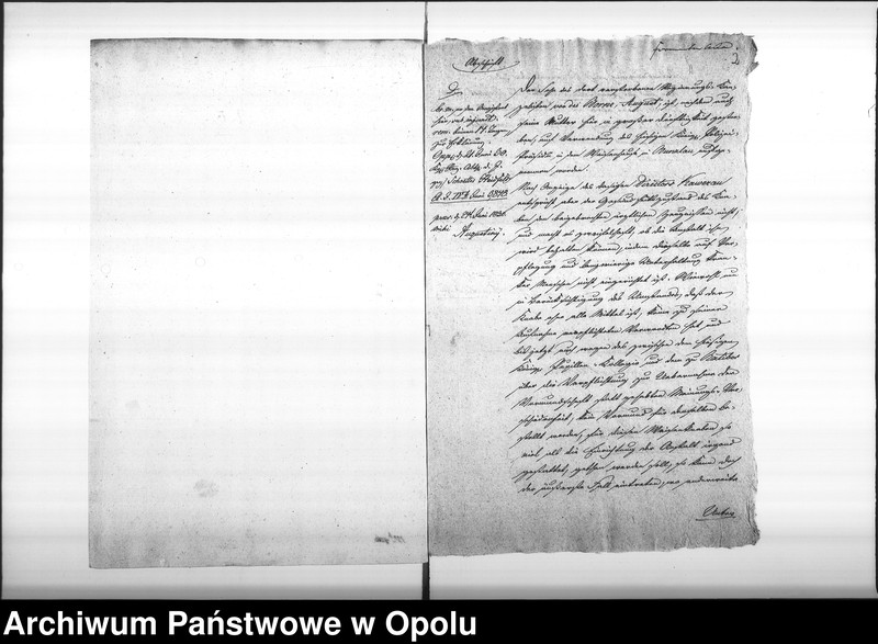 Obraz 6 z jednostki "Acta betreffend die verweigerte Annahme und Sorge für den Weisen-Knaben August von dem Borne. Vol. I"