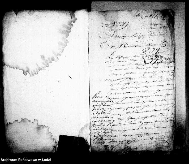 Obraz 6 z jednostki "Akta ławnika czynnego osady fabrycznej Łódka tyczące się defraudacji leśnych"