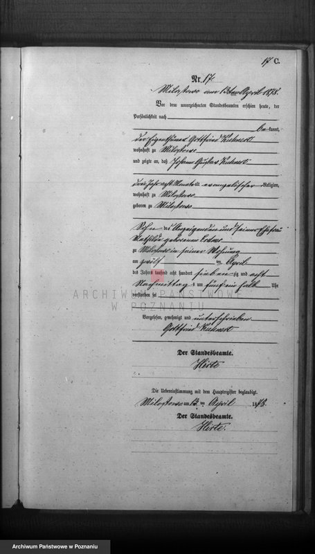 Obraz 19 z jednostki "Księga zgonów"