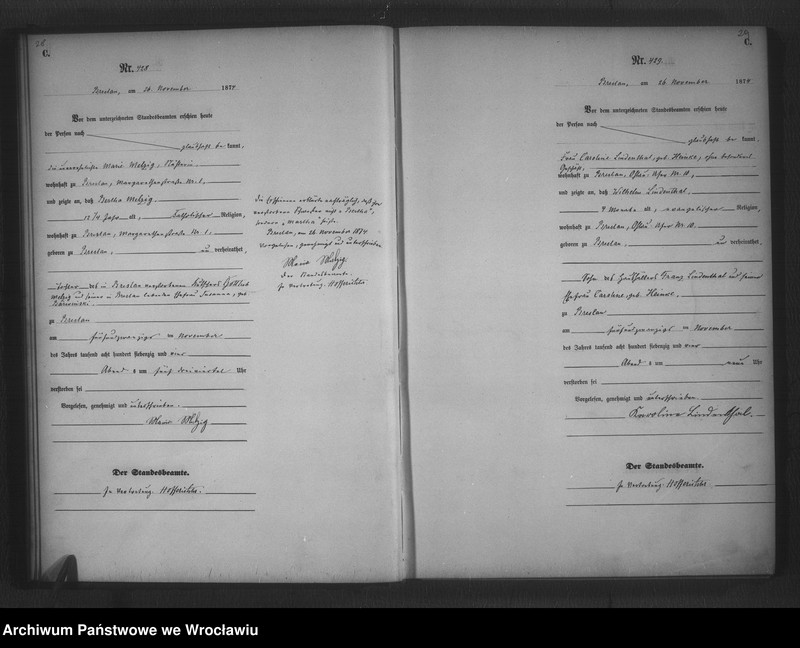 image.from.unit.number "Sterbe-Haupt-Register Breslau II 1874 Band 2"