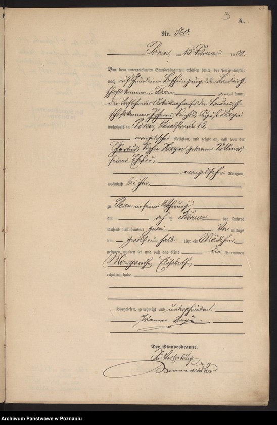 Obraz 6 z jednostki "Księga miejscowa urodzeń t. II"