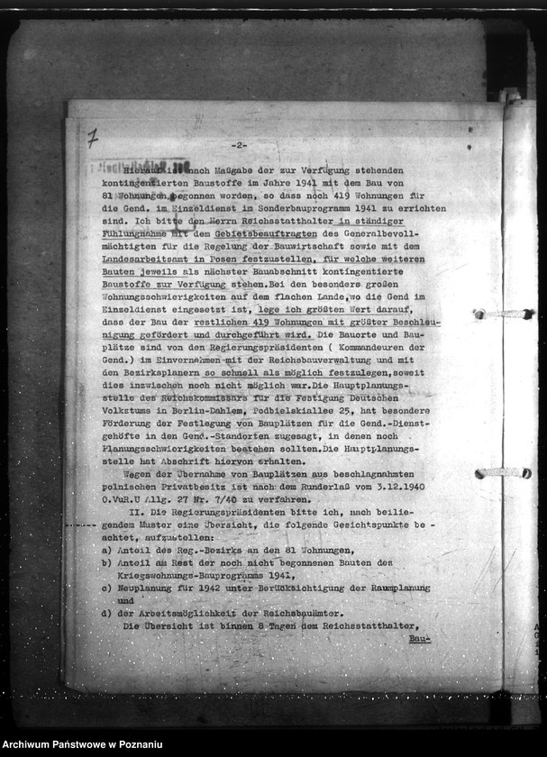 Obraz 11 z jednostki "Allgemeine Bauangelegenheiten der Gendarmerie. Erlase, Verfügungen unsw."