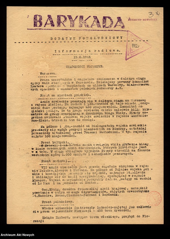 image.from.collection.number "Powstanie warszawskie w prasie konspiracyjnej111"