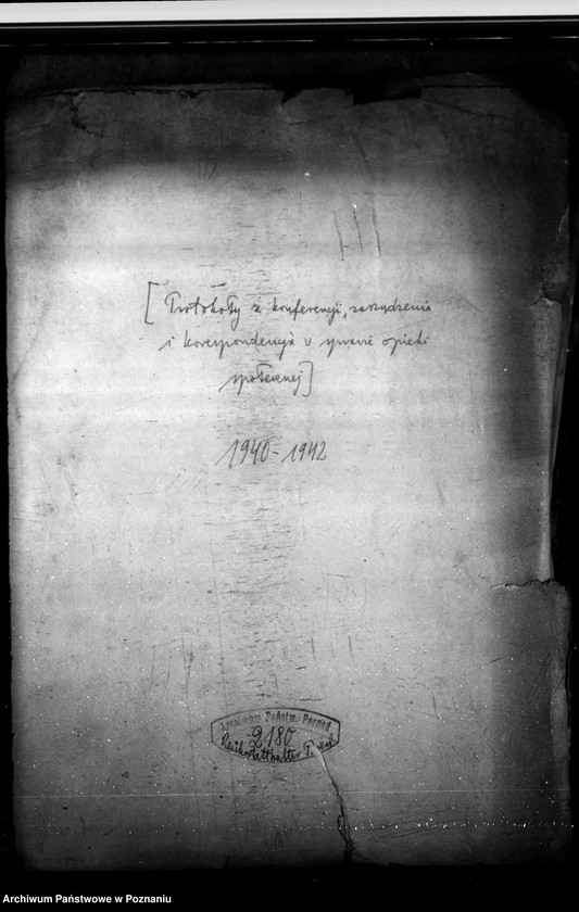 Obraz 4 z jednostki "Protokoły z konferencji, zarządzenia i korespondencja w sprawie opieki społecznej"